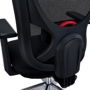 Silla Ergonómica URUS, Muy Ajustable, Espuma Inyectada, Negro