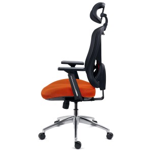 Silla Ergonómica URUS, Muy Ajustable, Espuma Inyectada, Negro