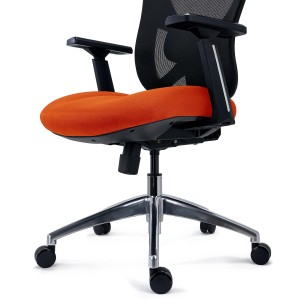 Silla Ergonómica URUS, Muy Ajustable, Espuma Inyectada, Negro