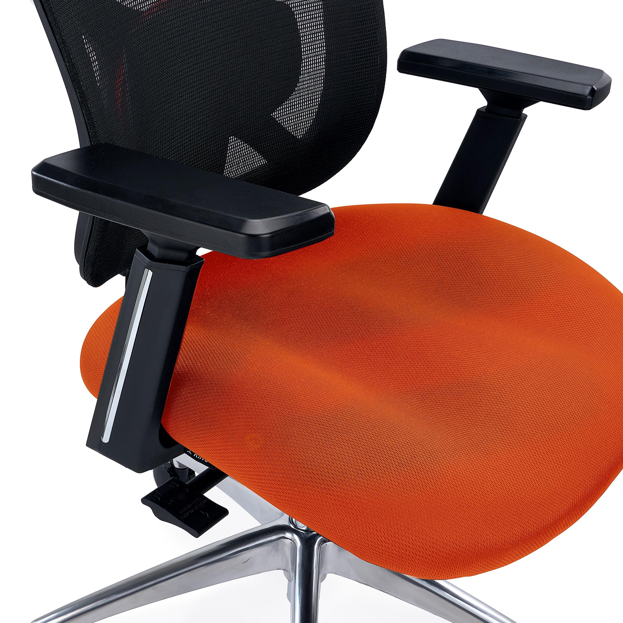 Silla Ergonómica URUS, Respaldo Ajustable Altura, Espuma Inyectada, Uso Pro 8H, En Negro