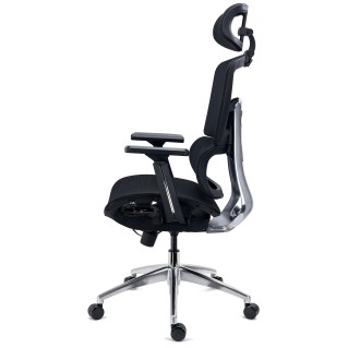 Silla Ergonómica TITAN, Ajustable, Piezas Aluminio, Negro 2