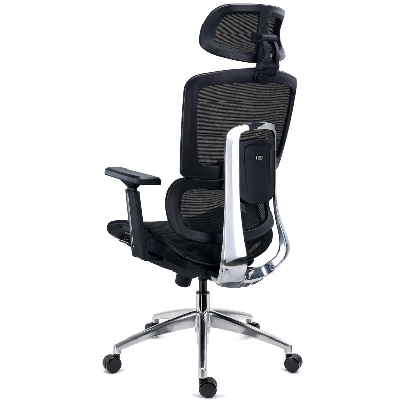 Silla Ergonómica TITAN, Ajustable, Piezas Aluminio, Negro