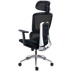 Silla Ergonómica TITAN, Ajustable, Piezas Aluminio, Negro