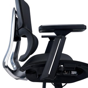 Silla Ergonómica TITAN, Ajustable, Piezas Aluminio, Negro