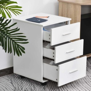 Archivador con Ruedas ESLAN color Blanco