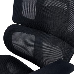 Silla Ergonómica TITAN, Ajustable, Piezas Aluminio, Negro