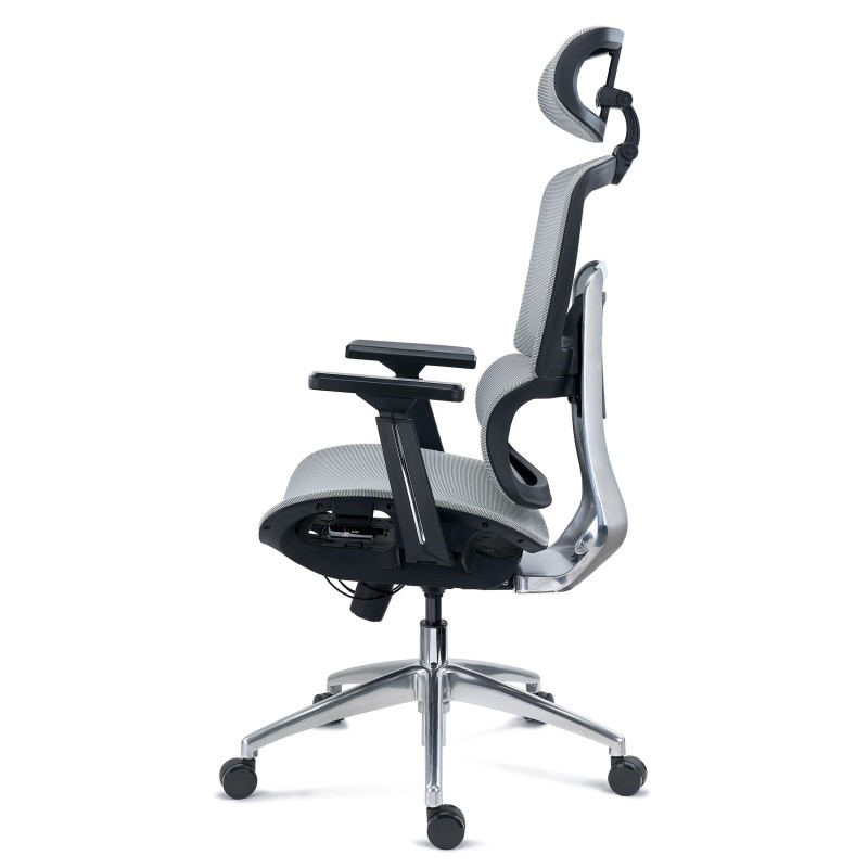 Silla Ergonómica TITAN, Ajustable, Piezas Aluminio, Negro