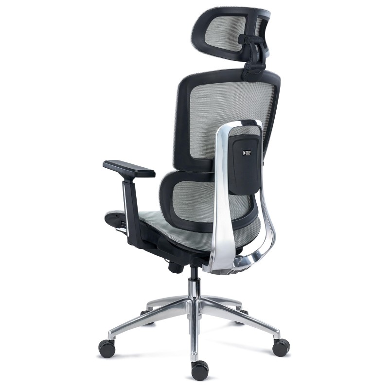 Silla Ergonómica TITAN, Ajustable, Piezas Aluminio, Negro