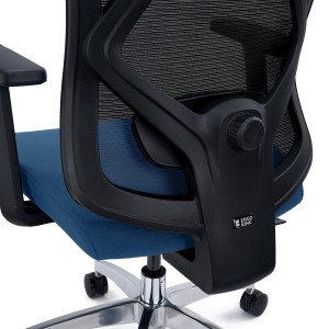 Silla Ergonómica LONDON, Ajustable, Base Metal, En Negro