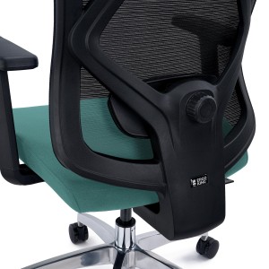 Silla Ergonómica LONDON, Ajustable, Base Metal, En Negro