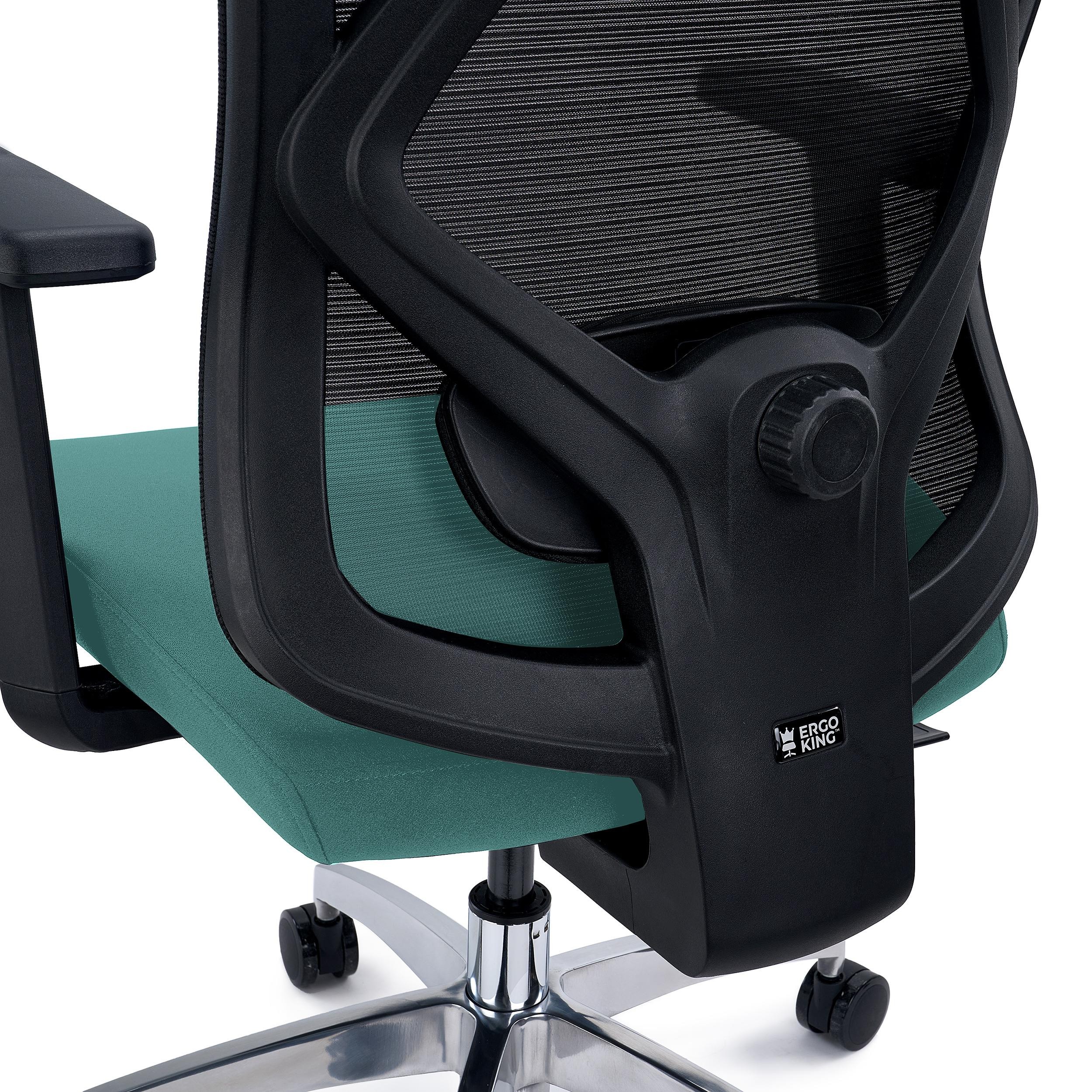 Silla Ergonómica LONDON, Soporte Lumbar Ajustable, Asiento Deslizante, Brazos 3D, Uso 8H, Negro