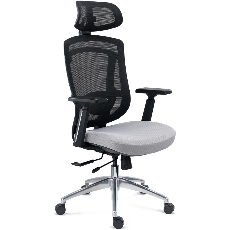 Silla Ergonómica ASTON, Elegante y Ajustable, Uso 8H, Negro