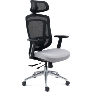 Silla Ergonómica ASTON, Elegante y Ajustable, Uso 8H, Negro
