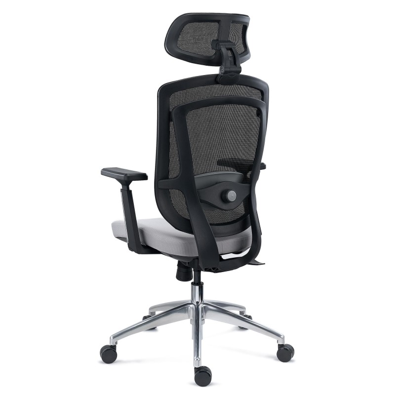 Silla Ergonómica ASTON, Elegante y Ajustable, Uso 8H, Negro