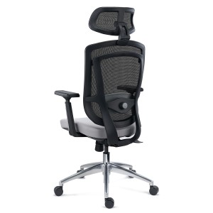 Silla Ergonómica ASTON, Elegante y Ajustable, Uso 8H, Negro