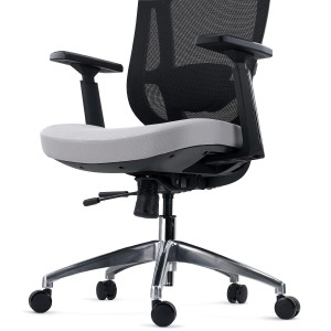 Silla Ergonómica ASTON, Elegante y Ajustable, Uso 8H, Negro