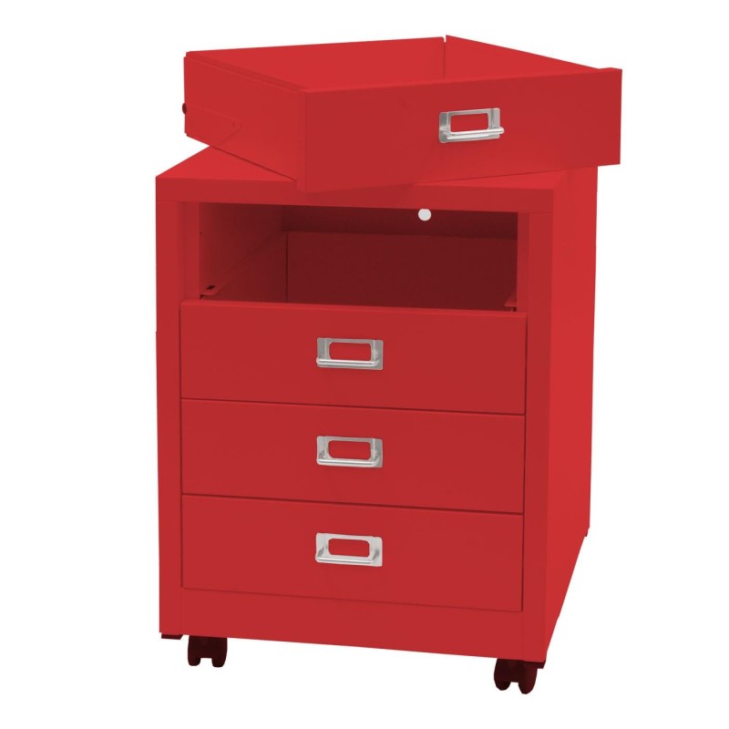 Archivador DONY 4 CAJONES, 40x41x55 cm, en Acero Blanco