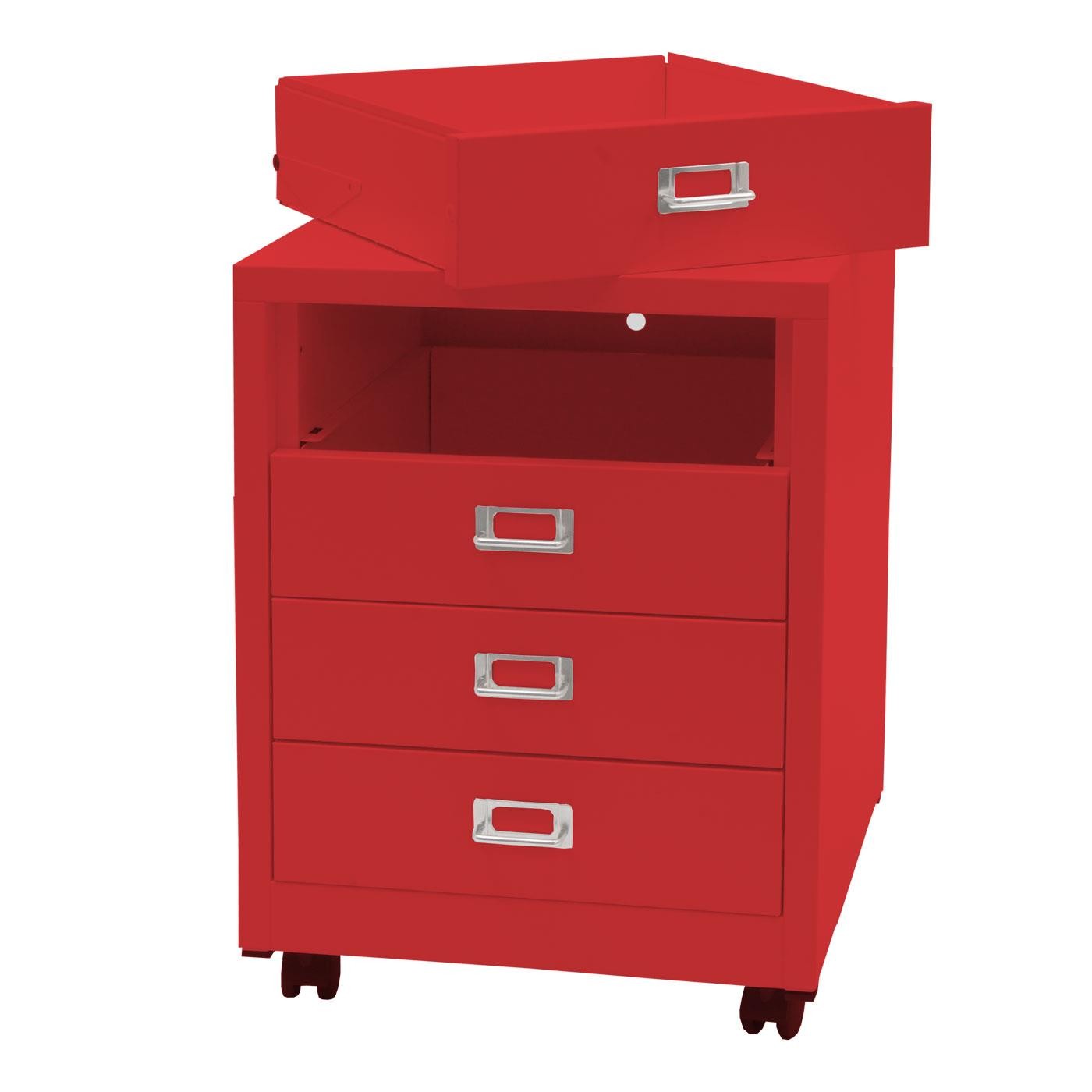 Archivador DONY 4 CAJONES, 40x41x55 cm, en Acero color Blanco