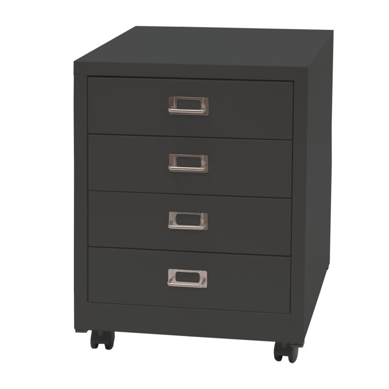 Archivador DONY 4 CAJONES, 40x41x55 cm, en Acero Blanco