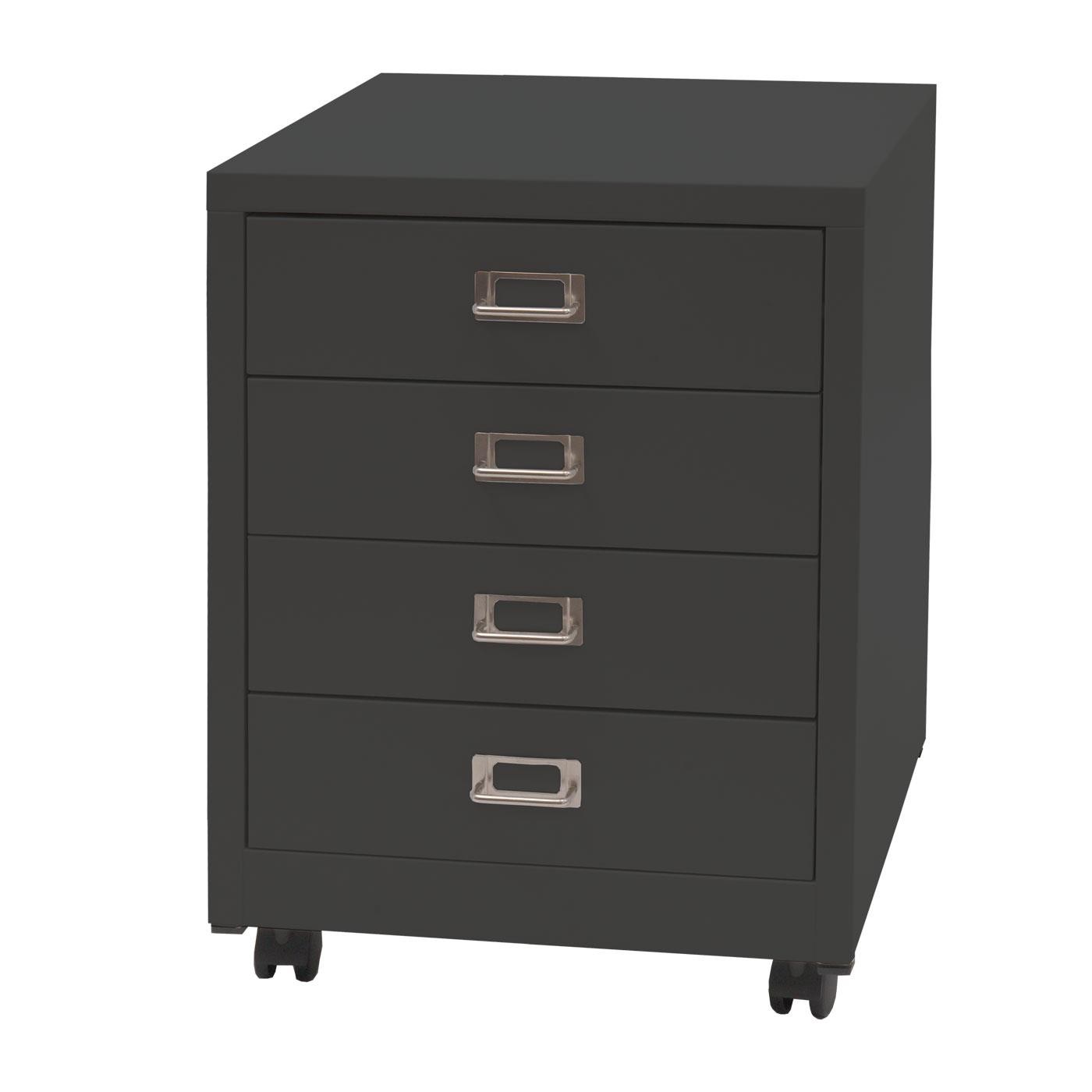 Archivador DONY 4 CAJONES, 40x41x55 cm, en Acero color Blanco