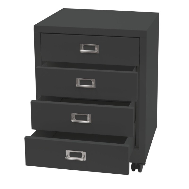 Archivador DONY 4 CAJONES, 40x41x55 cm, en Acero Blanco