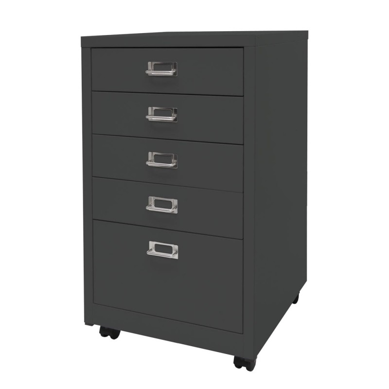 Archivador DONY 5 CAJONES, 40x41x75 cm, en Acero Blanco