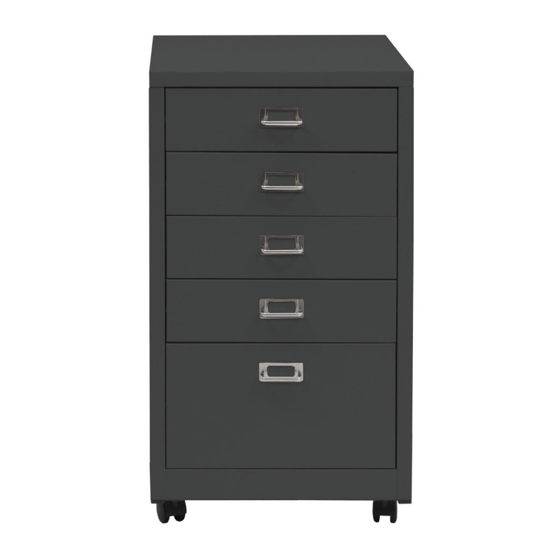 Archivador DONY 5 CAJONES, 40x41x75 cm, en Acero Blanco