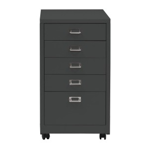 Archivador DONY 5 CAJONES, 40x41x75 cm, en Acero Blanco