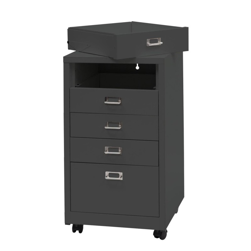 Archivador DONY 5 CAJONES, 40x41x75 cm, en Acero Blanco