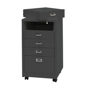 Archivador DONY 5 CAJONES, 40x41x75 cm, en Acero Blanco