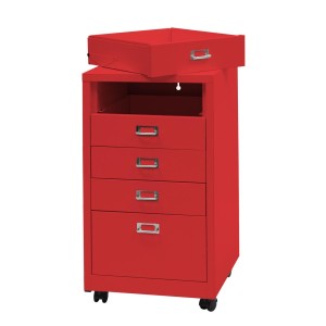 Archivador DONY 5 CAJONES, 40x41x75 cm, en Acero Blanco