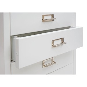 Archivador DONY 5 CAJONES, 40x41x75 cm, en Acero Blanco