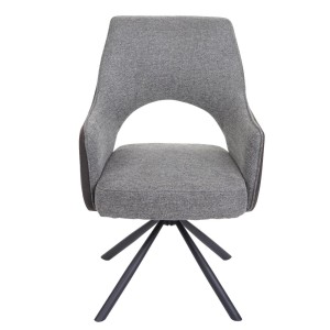 Silla de Confidente Giratoria ANNIE en Tela color Marrón