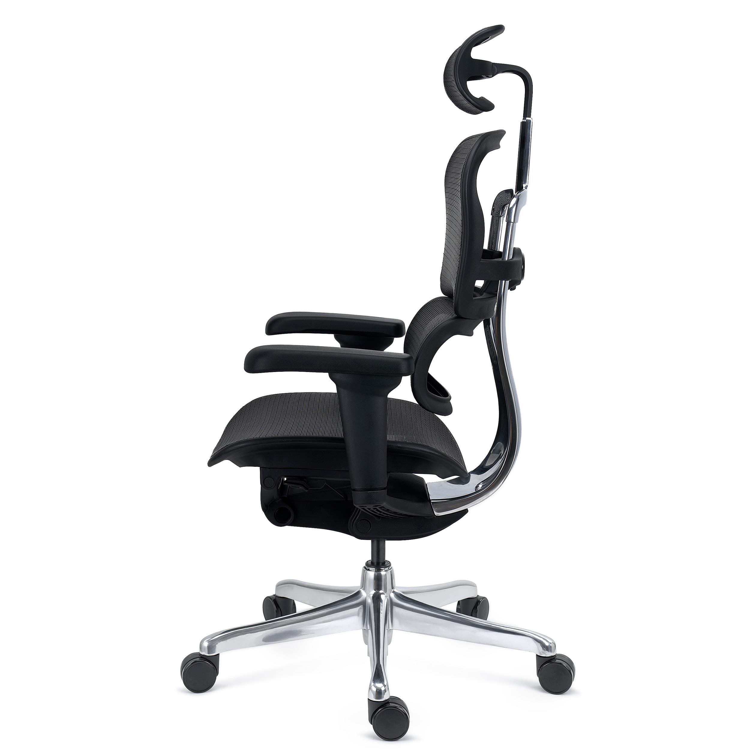 Silla Ergonómica ERGOULTRA, 100% Ajustable, Máximas Prestaciones, Excelente Calidad, En Malla Negra