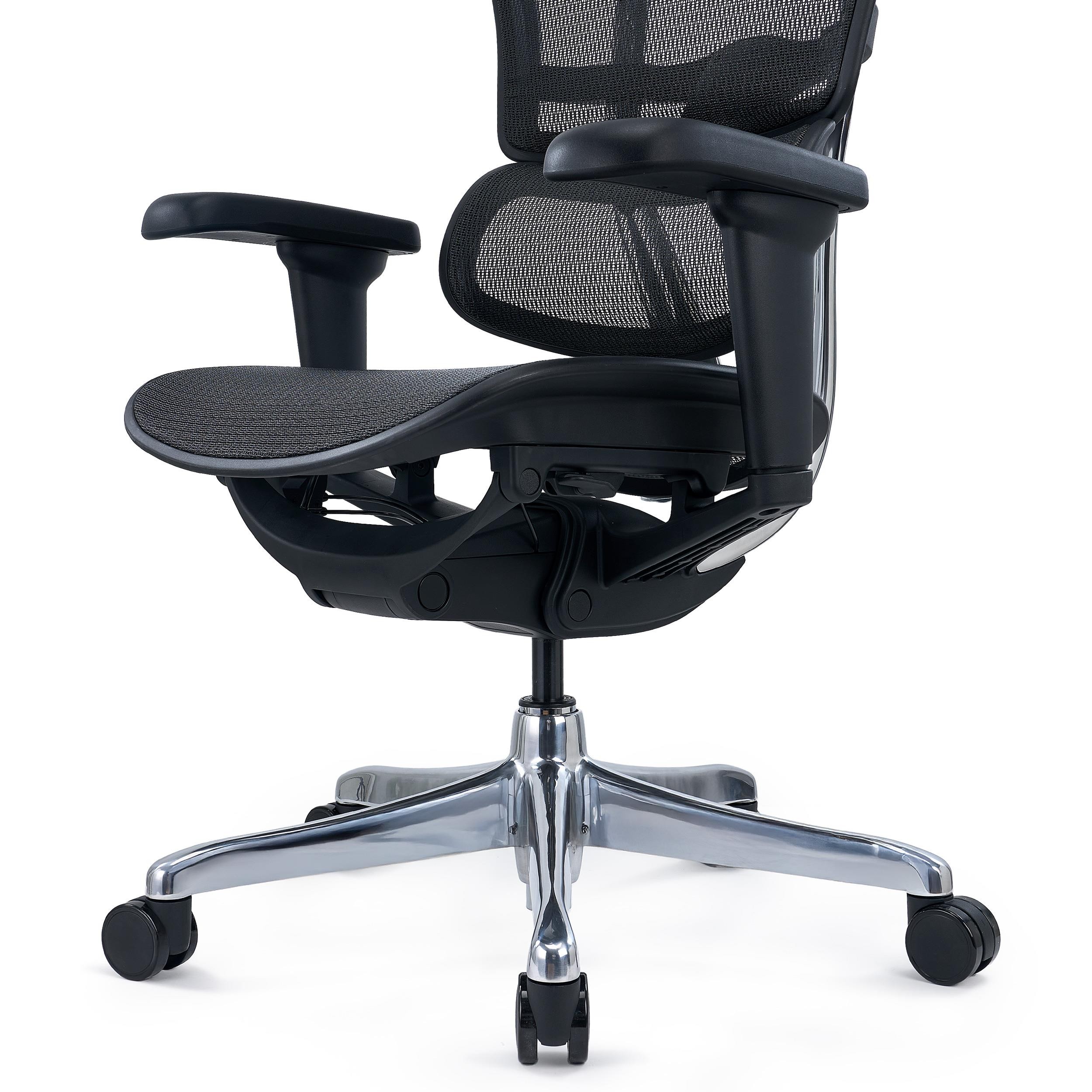 Silla Ergonómica ERGOULTRA, 100% Ajustable, Máximas Prestaciones, Excelente Calidad, En Malla Negra