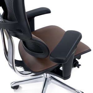 Sillas Ergonómica ERGOULTRA, Máximos Ajustes, En Piel Negra