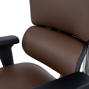 Sillas Ergonómica ERGOULTRA, Máximos Ajustes, En Piel Negra