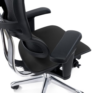 Sillas Ergonómica ERGOULTRA, Máximos Ajustes, En Piel Negra