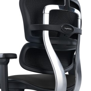 Sillas Ergonómica ERGOULTRA, Máximos Ajustes, En Piel Negra
