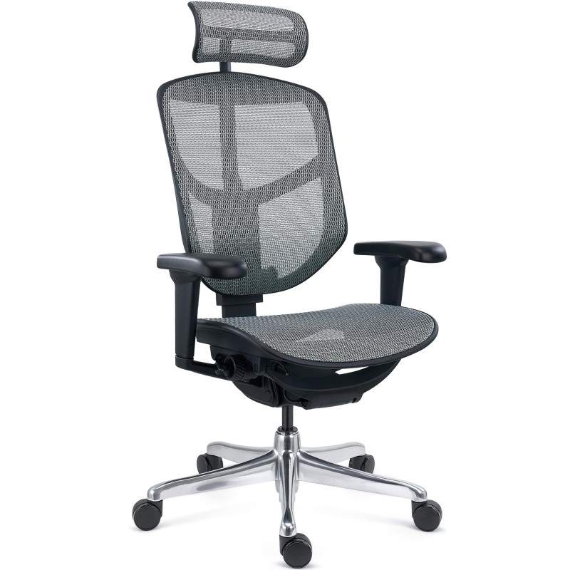 Sillas Ergonómica ENJOY, Máximos Ajustes, En Malla Negra