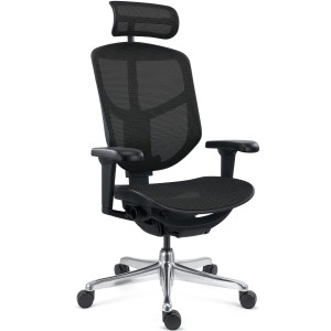 Sillas Ergonómica ENJOY, Máximos Ajustes, En Malla Negra