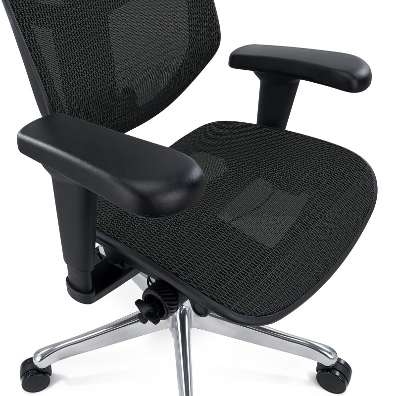 Sillas Ergonómica ENJOY, Máximos Ajustes, En Malla Negra