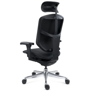 Sillas Ergonómica ENJOY, Máximos Ajustes, En Piel Negra