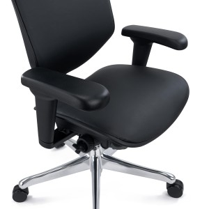 Sillas Ergonómica ENJOY, Máximos Ajustes, En Piel Negra