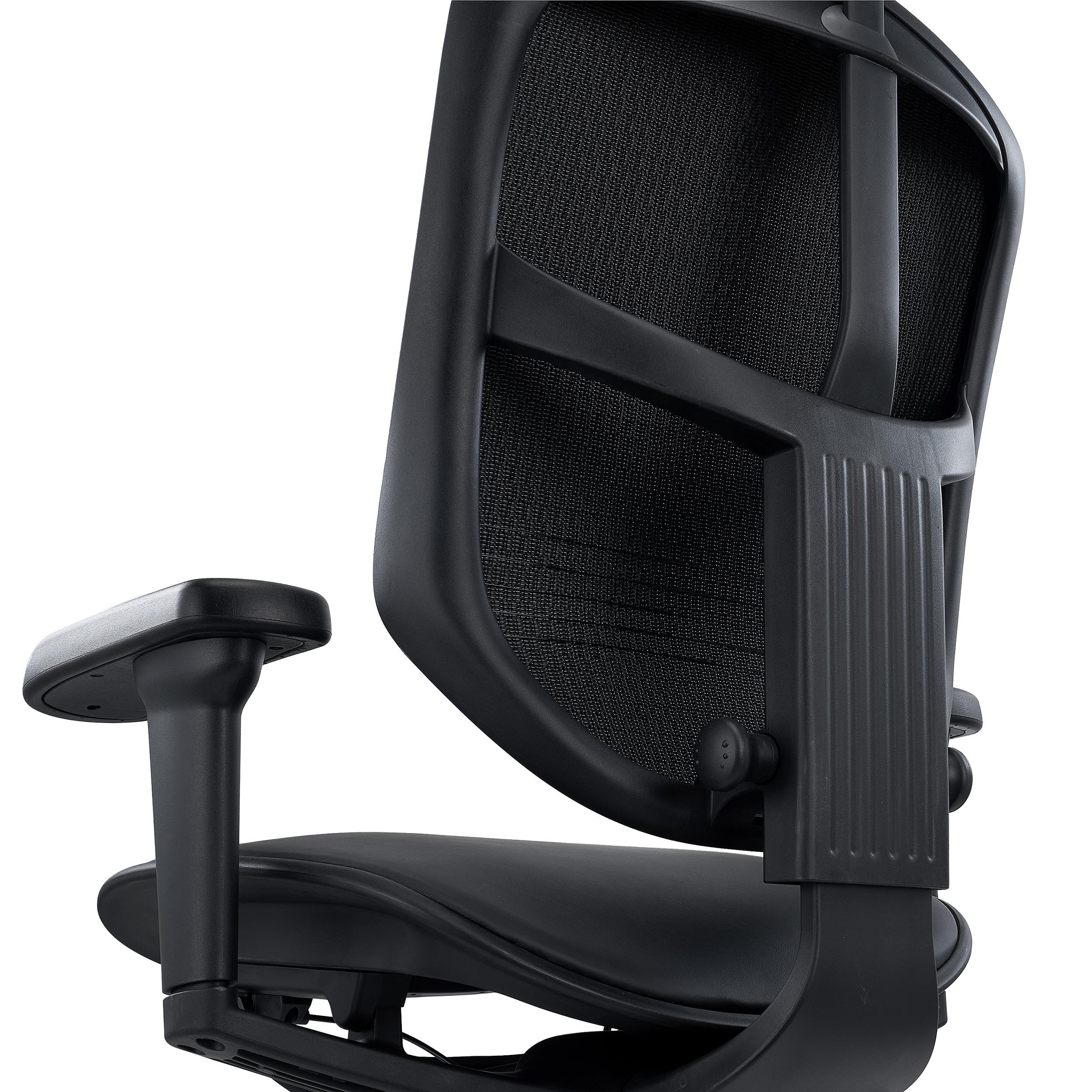 Silla Ergonómica ENJOY, Totalmente Ajustable, Calidad Profesional, Exclusivo Diseño, En Piel Negra