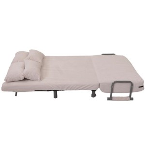 Sofá LESLY, 2 plazas, Convertible en Cama, en Tela color Azul