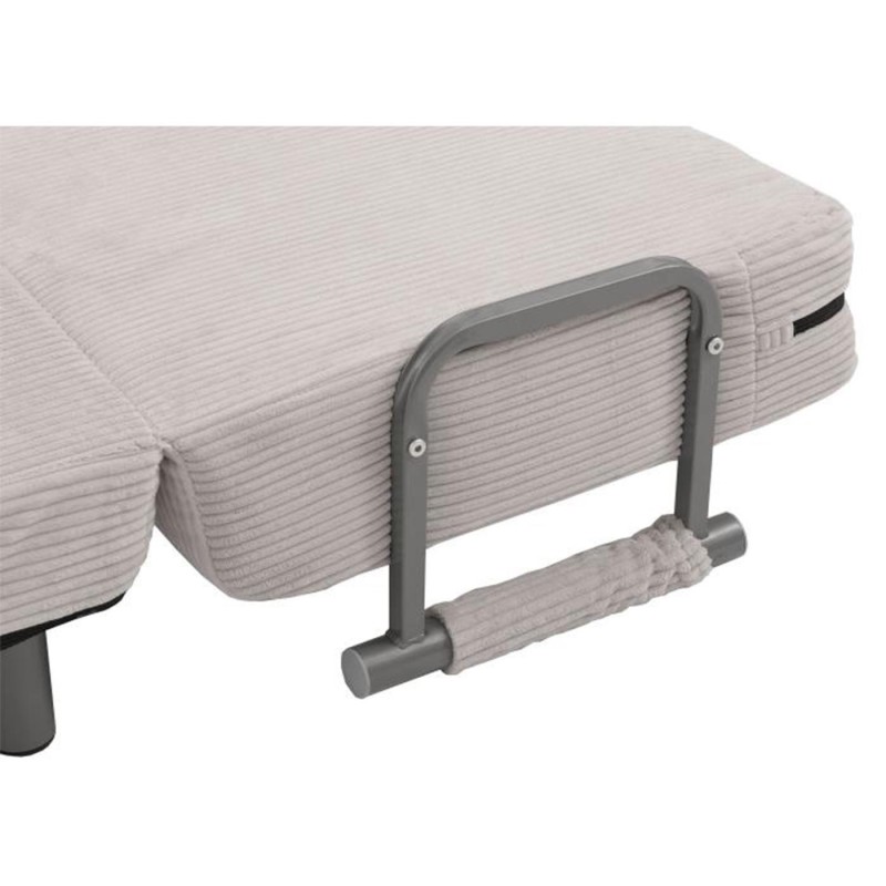 Sofá LESLY, 2 plazas, Convertible en Cama, en Tela color Azul
