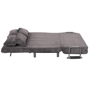 Sofá LESLY, 2 plazas, Convertible en Cama, en Tela color Azul