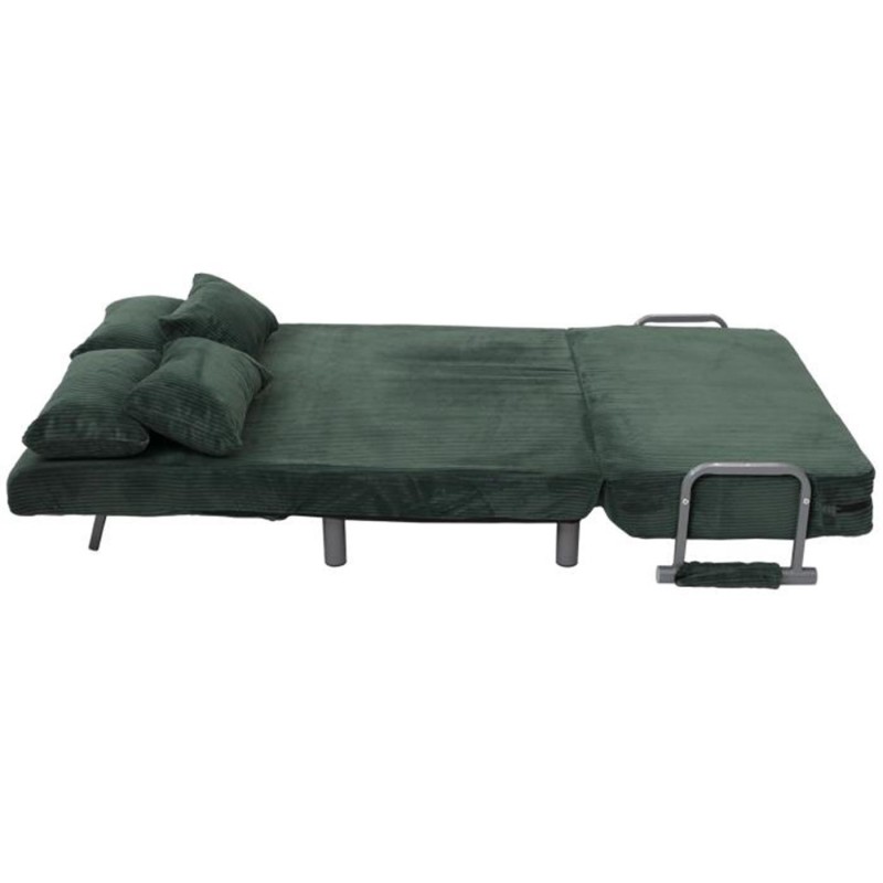 Sofá LESLY, 2 plazas, Convertible en Cama, en Tela color Azul