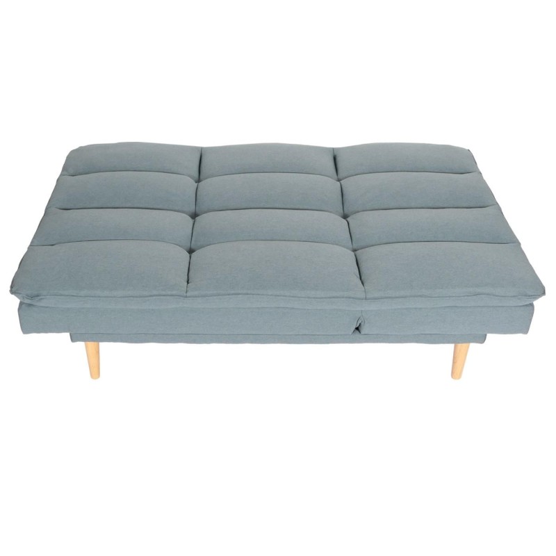 Sofá MENDIX, Convertible en Cama, en Tela color Gris Oscuro